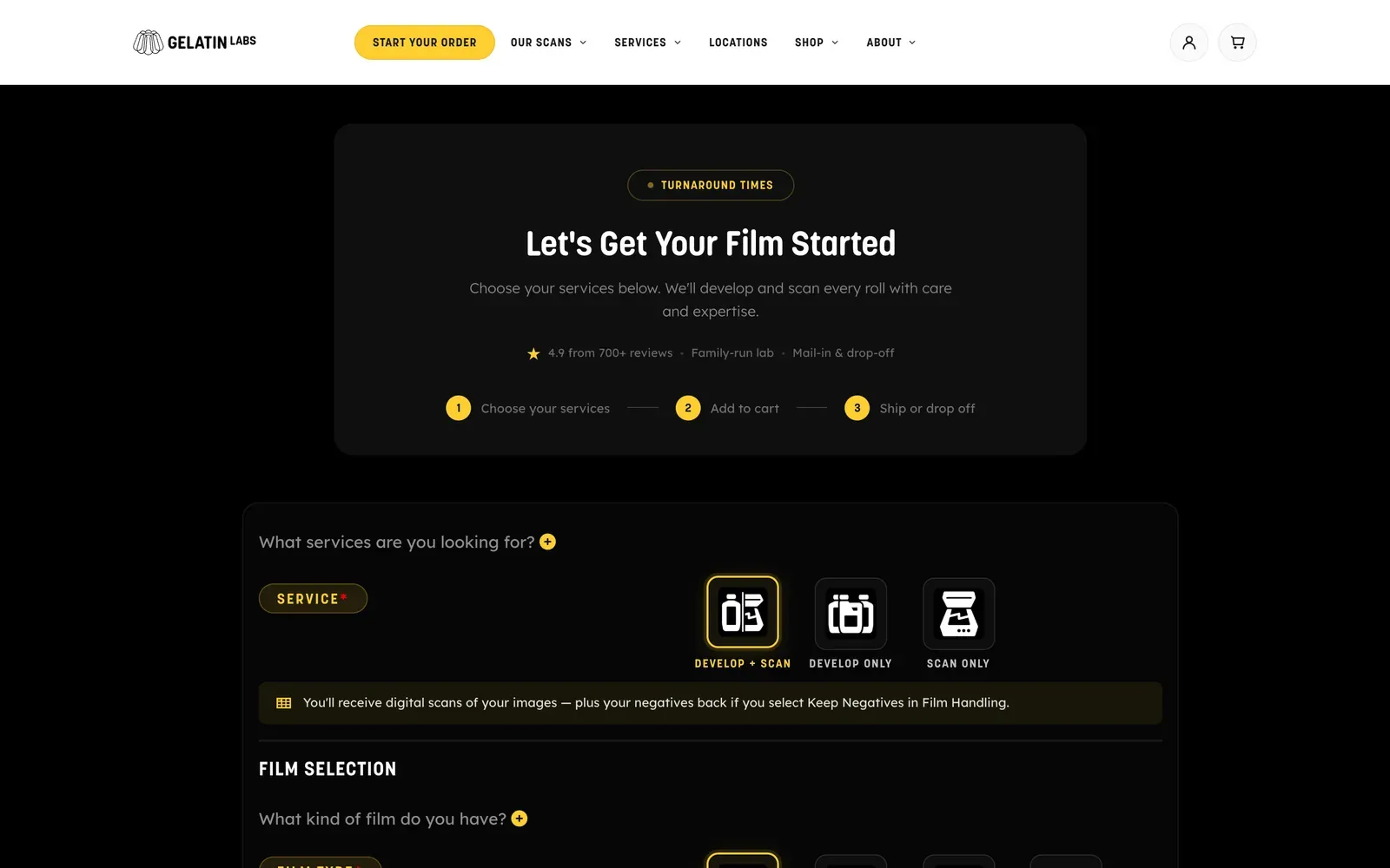 Gelatin Labs: ordering