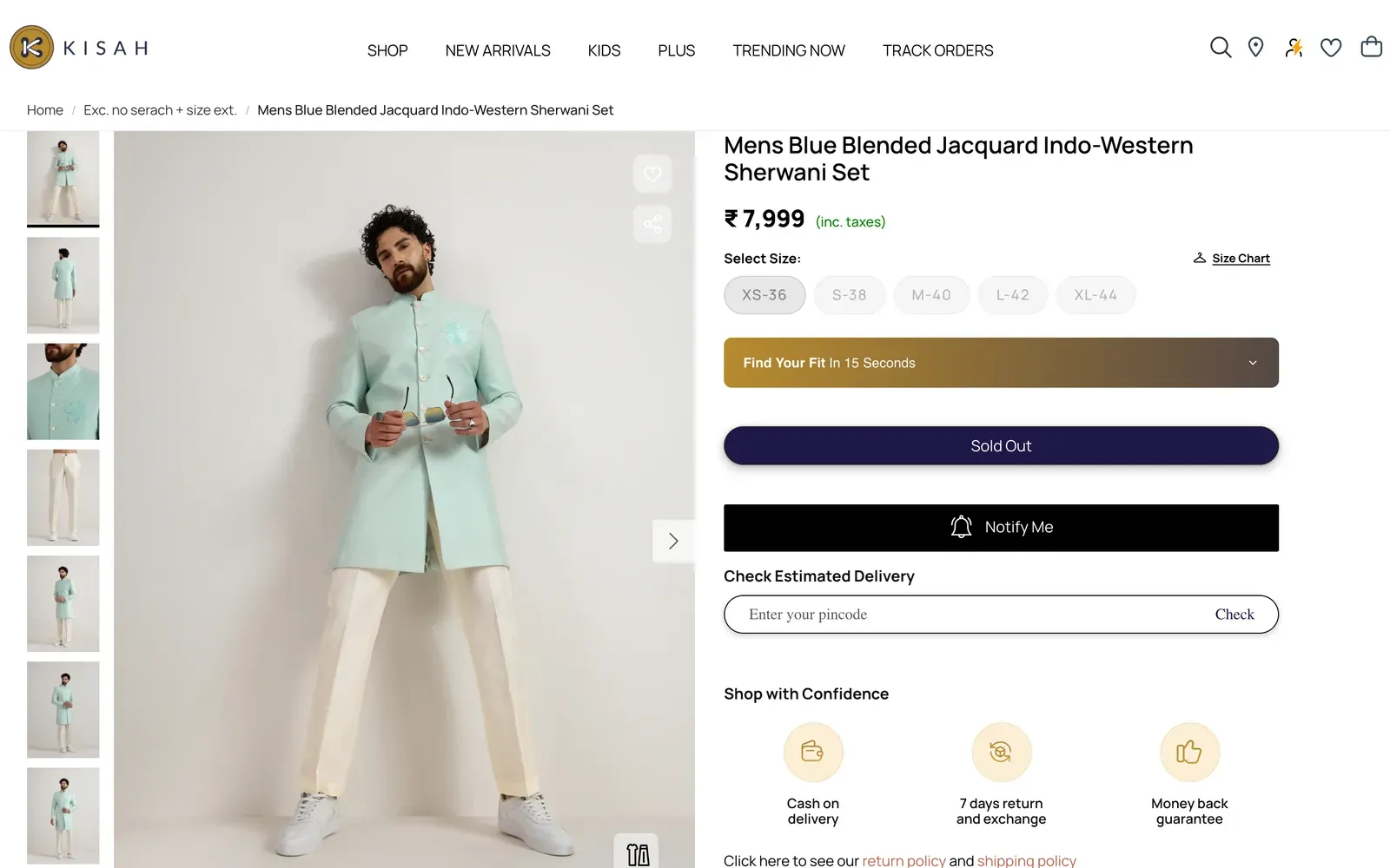 Kisah: product page