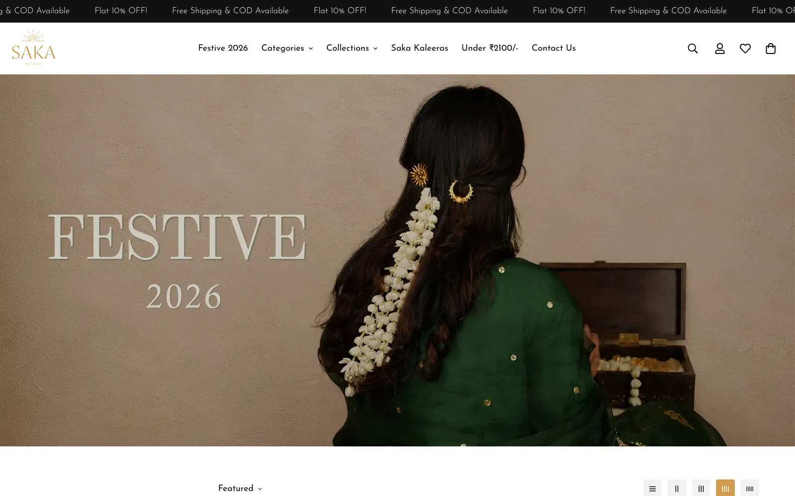 Saka: collection page