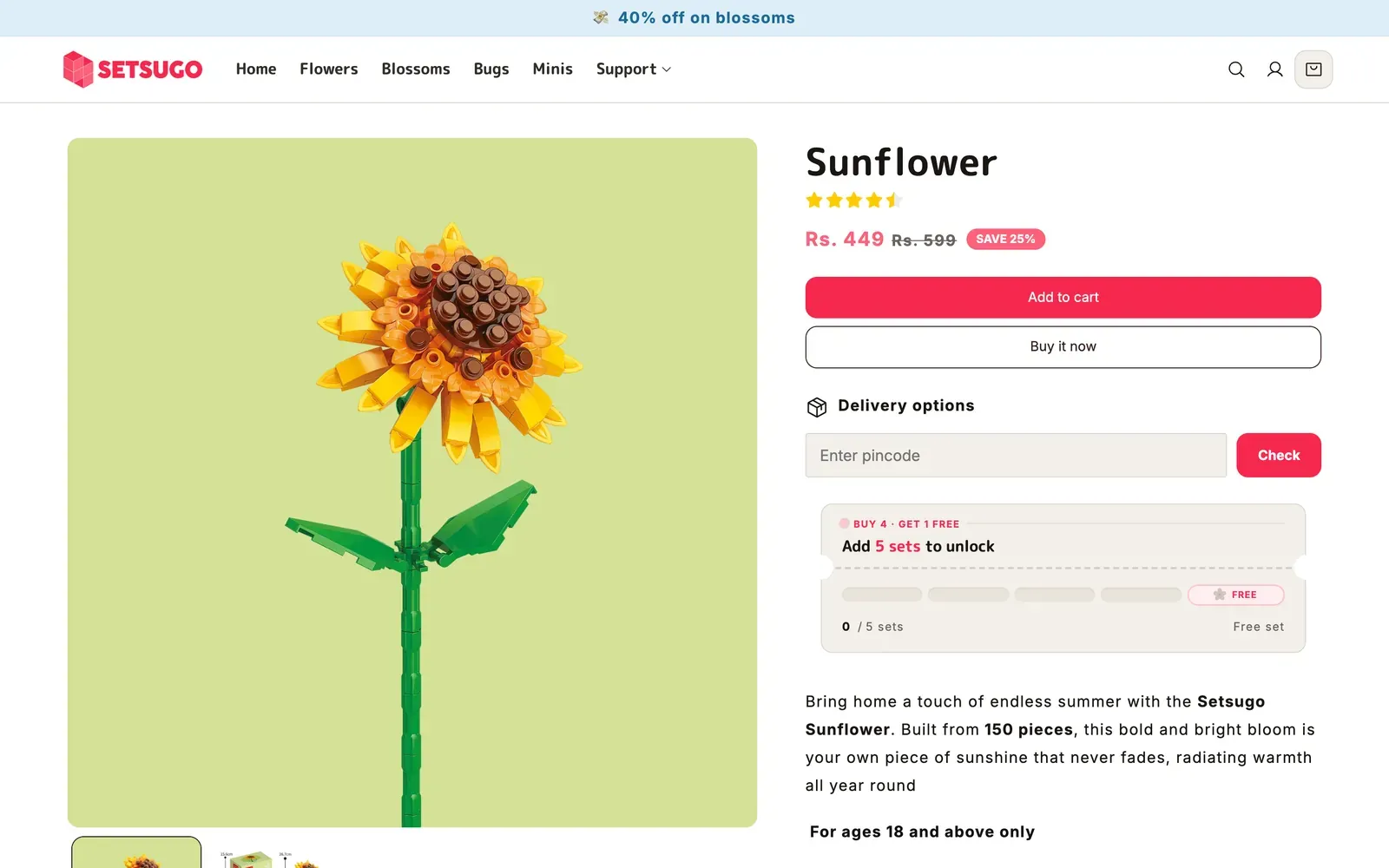 Setsugo: product page