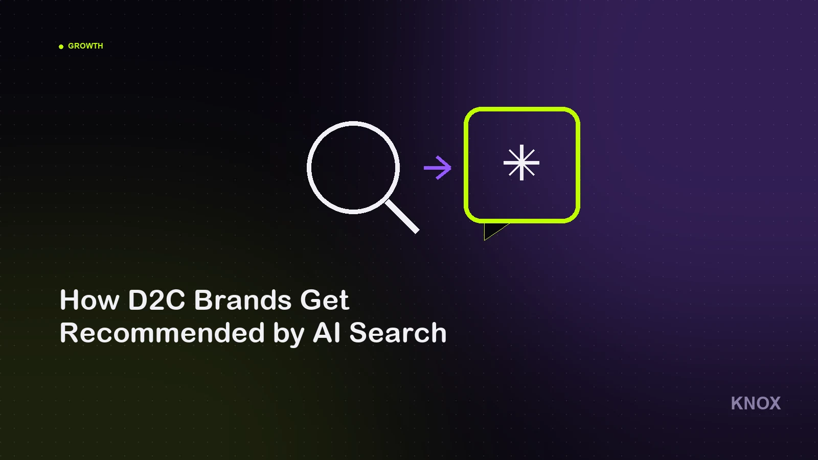 How D2C brands get recommended by AI search