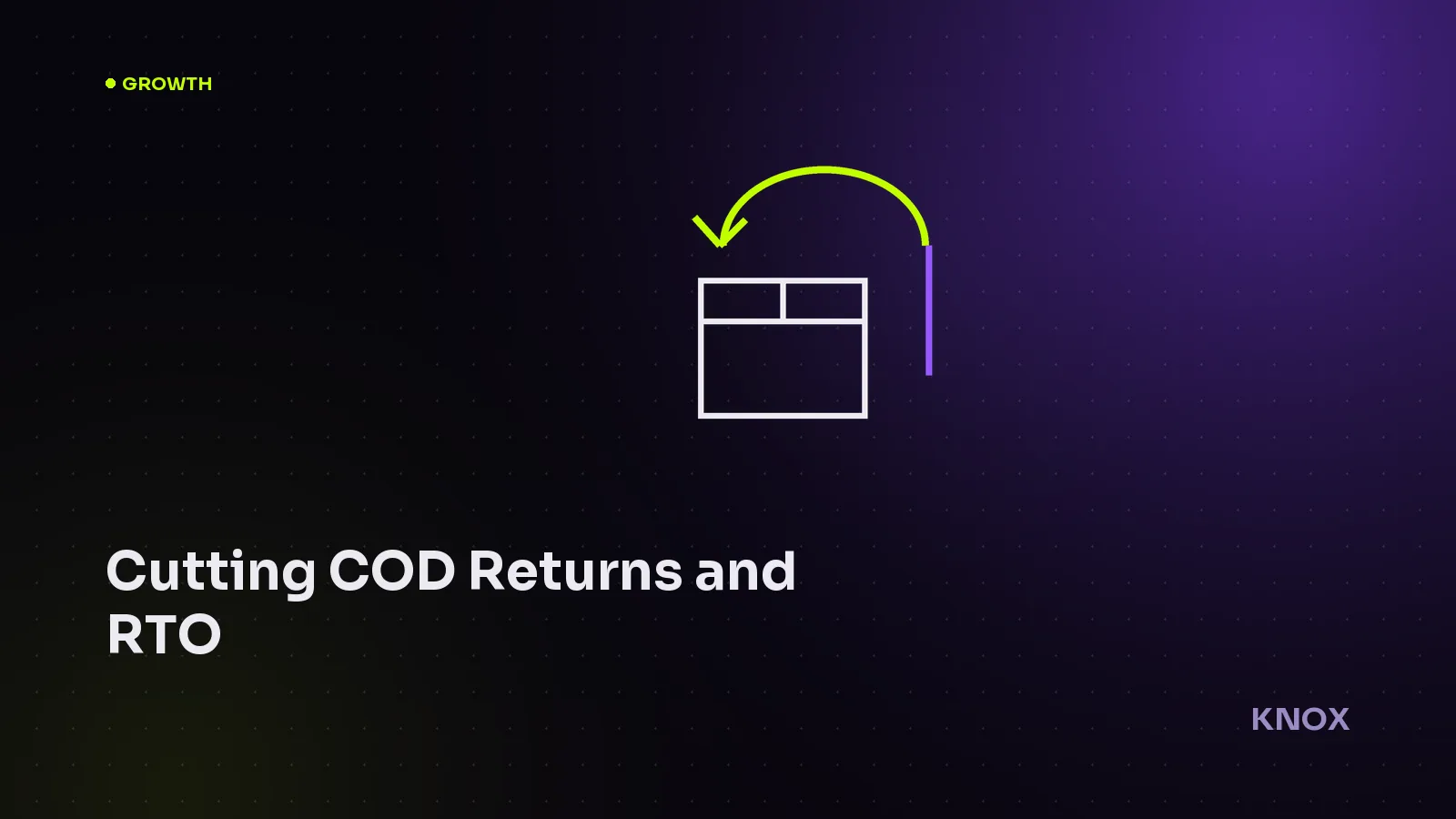 Cutting COD returns and RTO