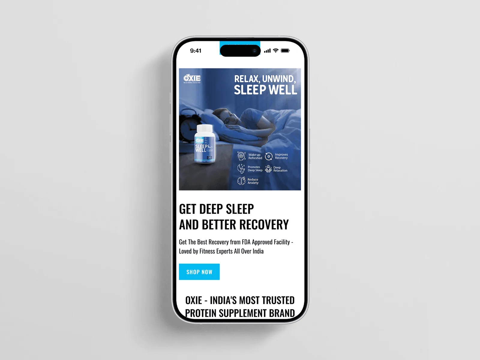 Oxie Nutrition screen 4