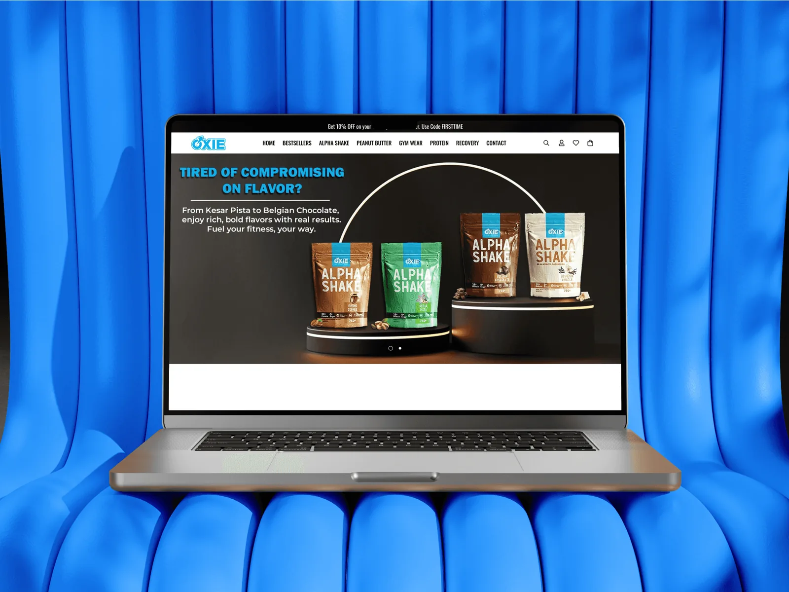 Oxie Nutrition homepage